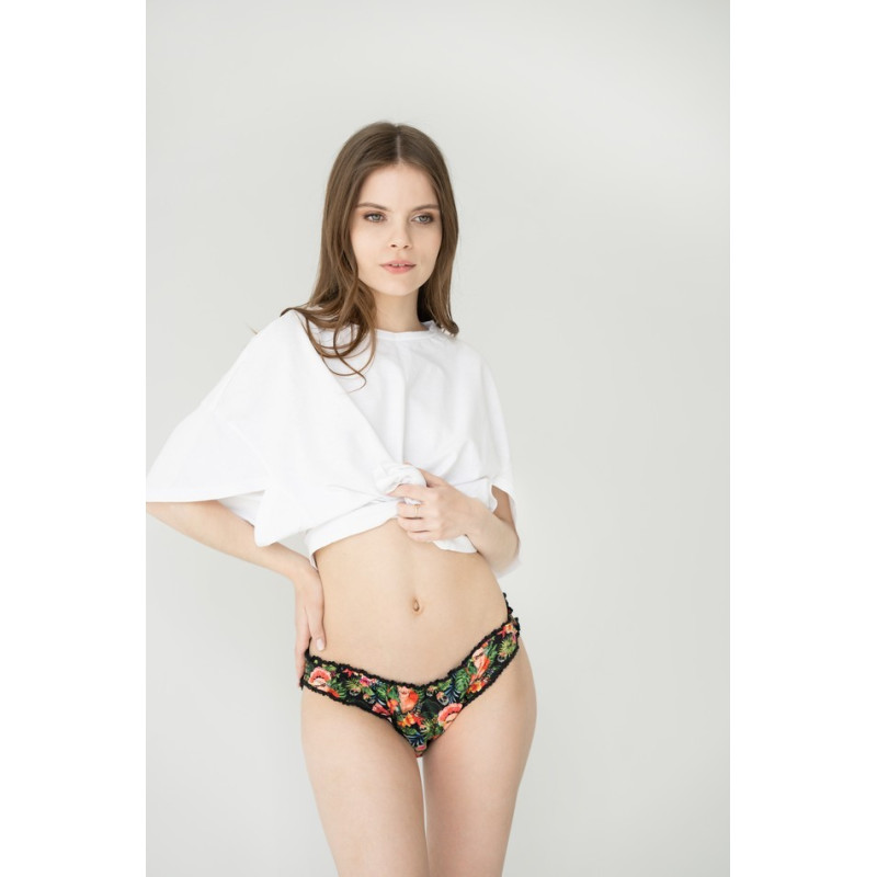 Frida Pattern Organic Cotton Period Panty For Heavy Flow