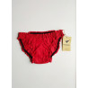 Braga menstrual roja vista frontal