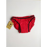 Red period panty heavy flow inside front view